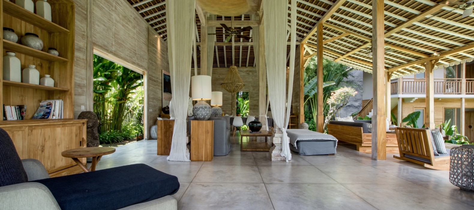 Living room of Villa Alea in Bali