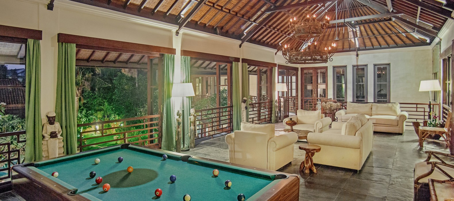 Game room of Villa Amaia in Bali