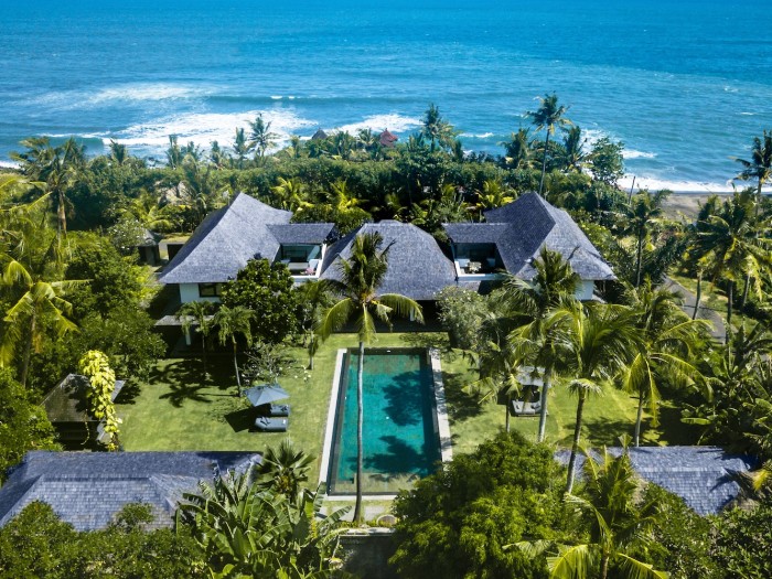 Landscape view of Villa Fortuna in Bali