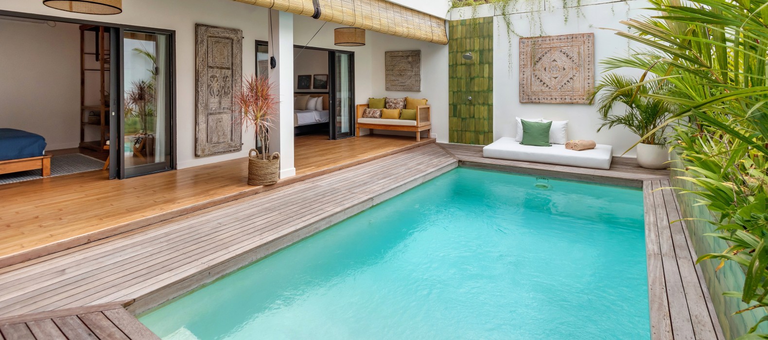 Exterior pool view of Villa Greco in Bali