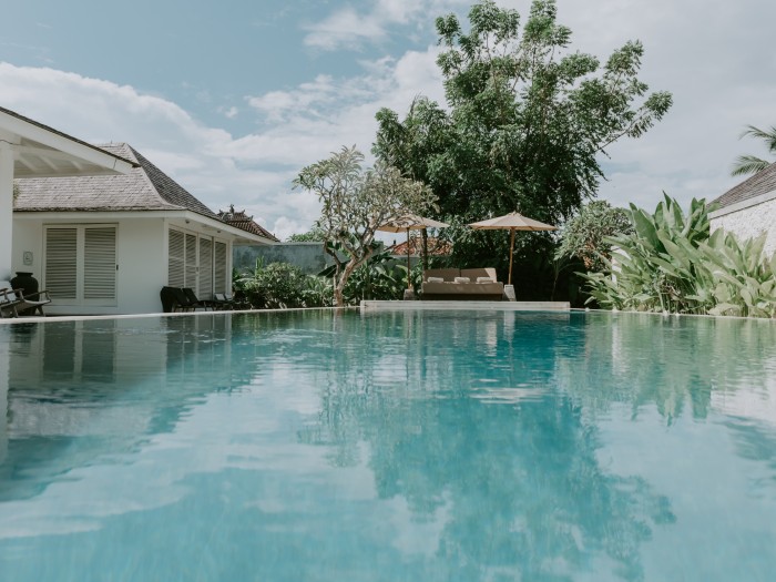 Exterior pool view of Villa Fortuna in Bali