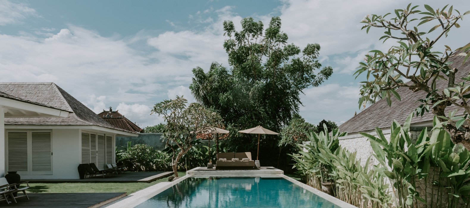 Exterior pool of Villa Fortuna in Bali