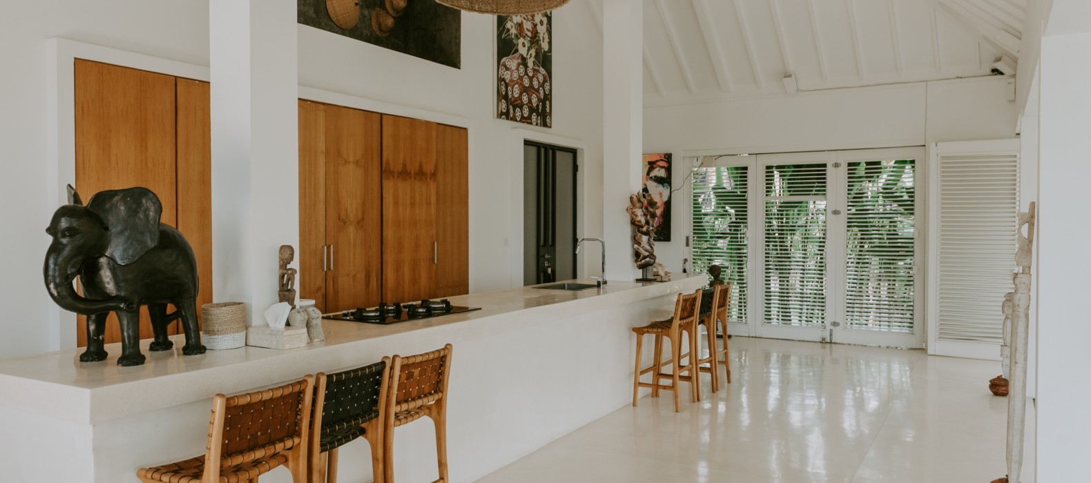 Kitchen of Villa Fortuna in Bali