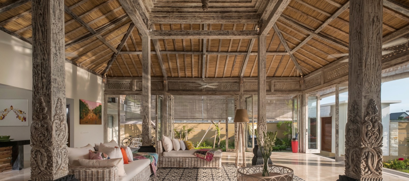 Living room of Villa Mambo in Bali