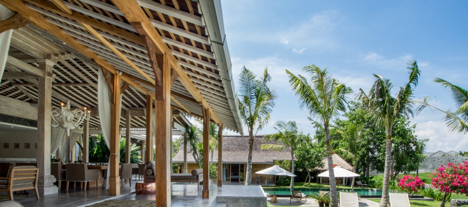 Exterior area of Villa Manoa Estate in Bali