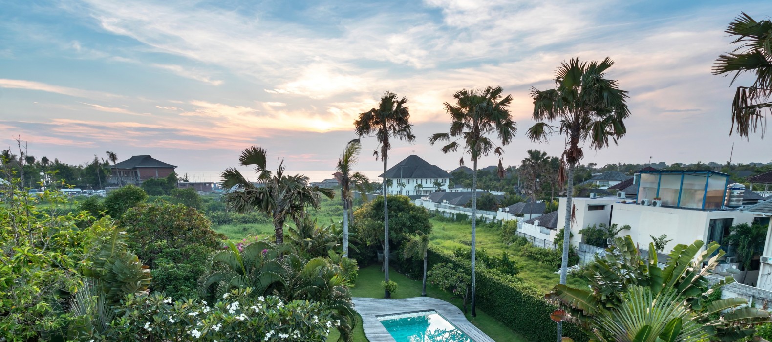 Landscape view of Villa Nuria in Bali