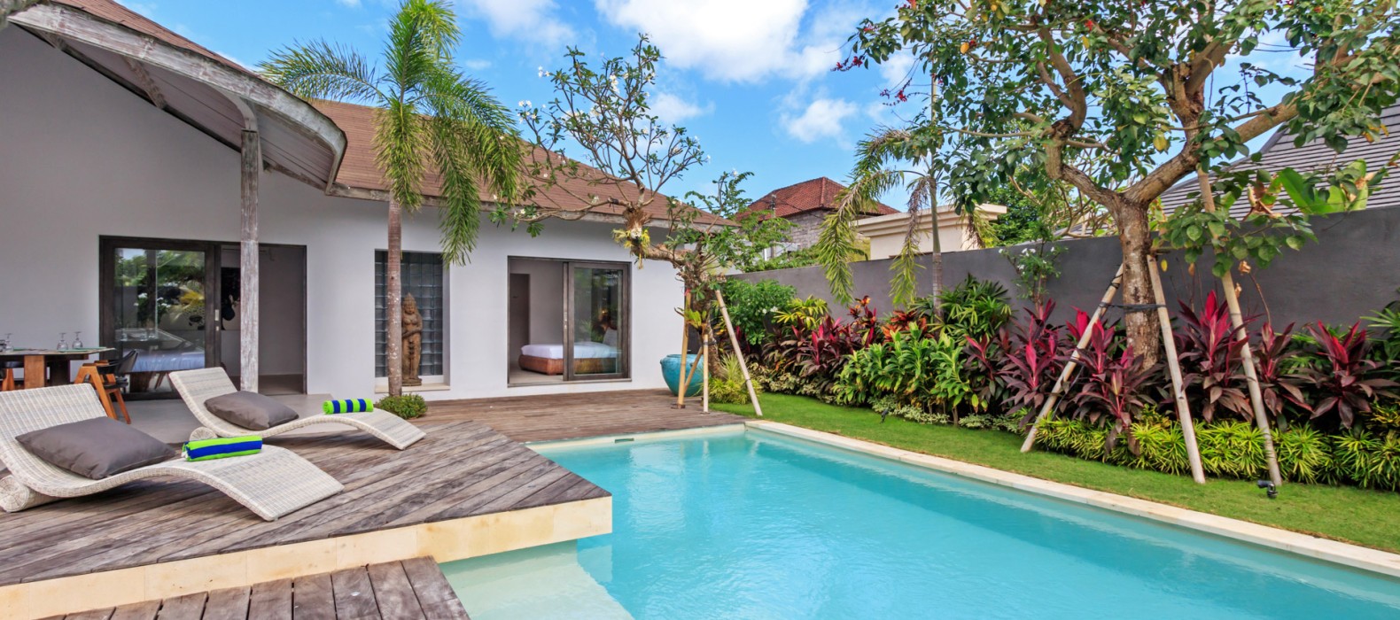 Exterior pool view of Villa Ohana in Bali