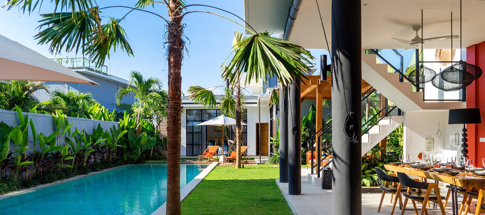 Exterior area of Villa Paradise Garden in Bali