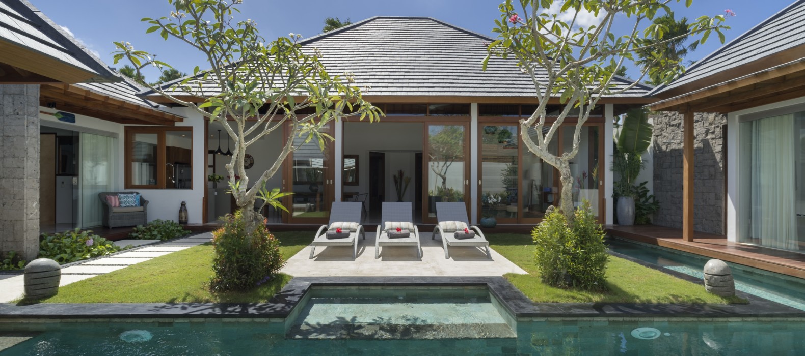 Exterior villa view of Villa Sanook in Bali
