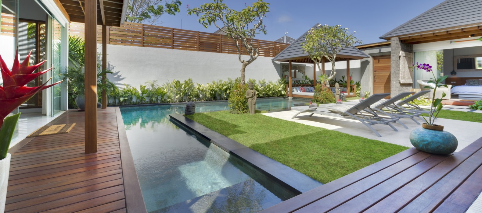 Exterior area of Villa Sanook in Bali