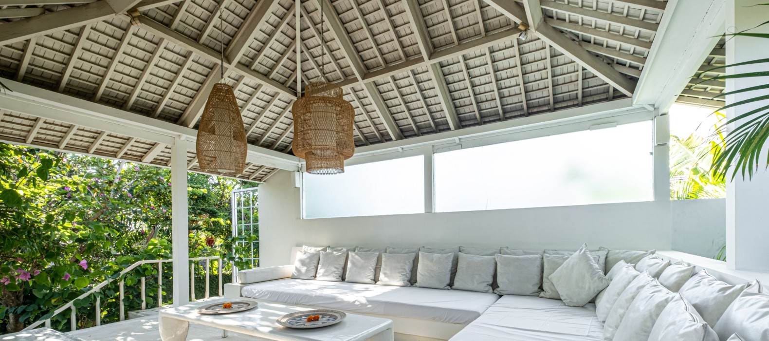 Chill area of Villa Serentiy in Bali