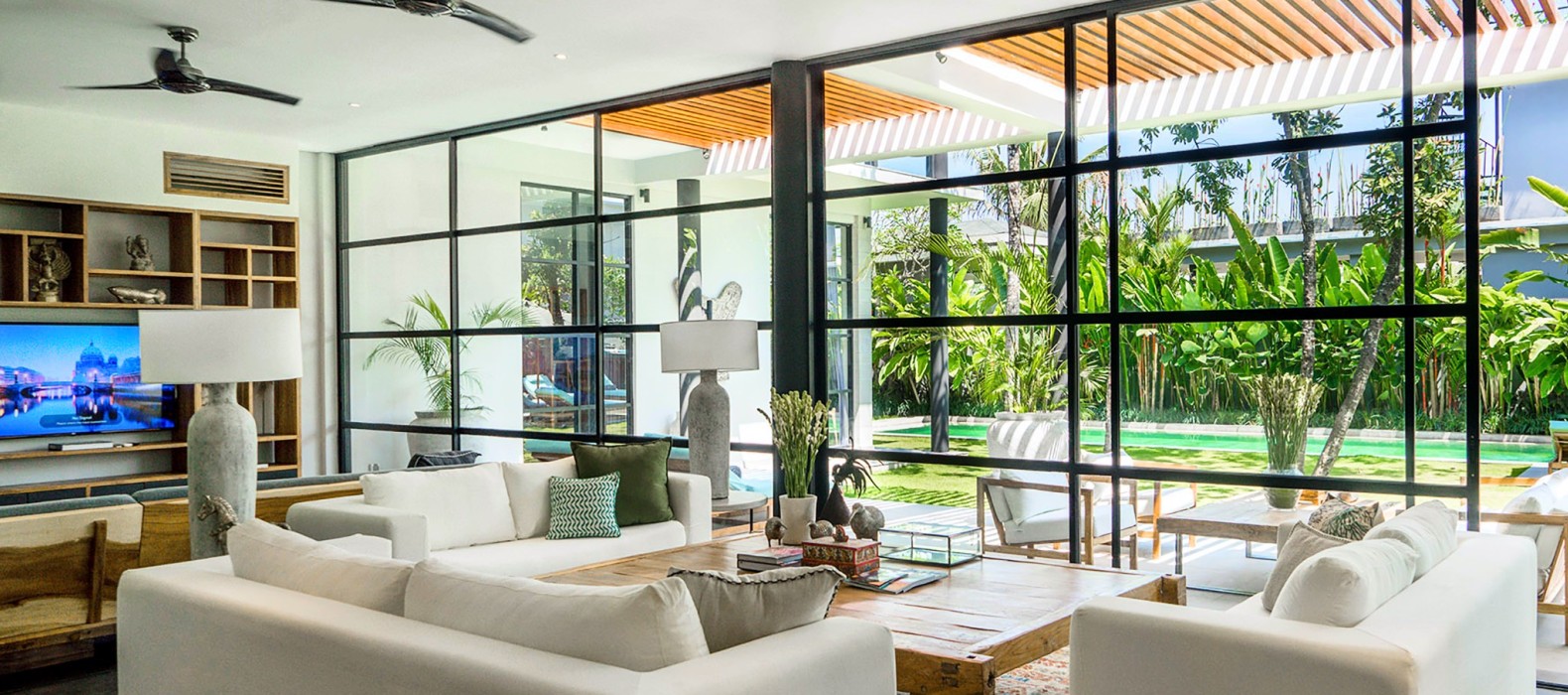 Living room of Villa Skybound in Bali