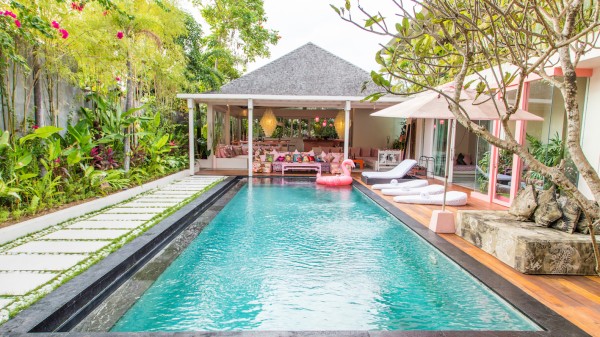 Exterior area of Villa Tulu in Bali