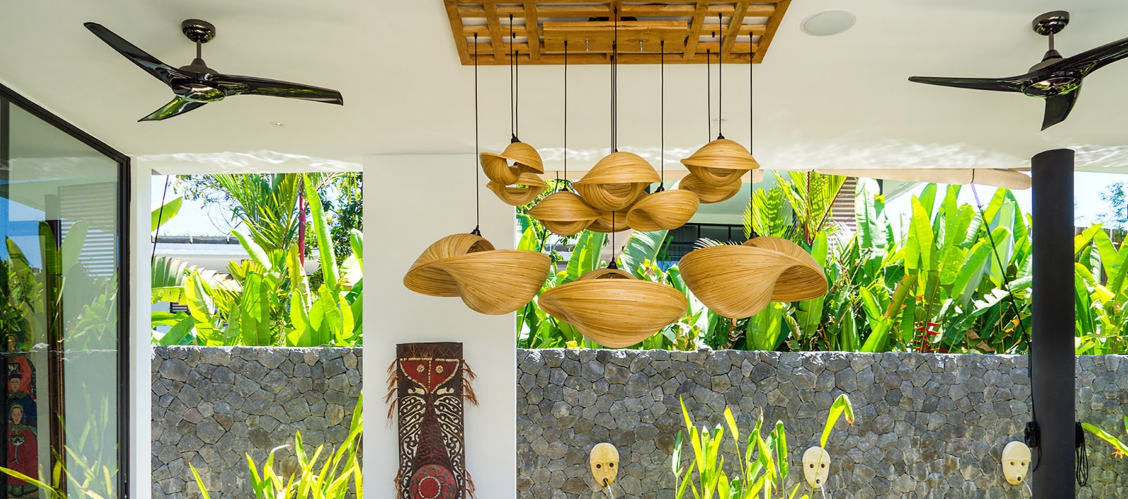 Dining area view of Villa Vida in Bali