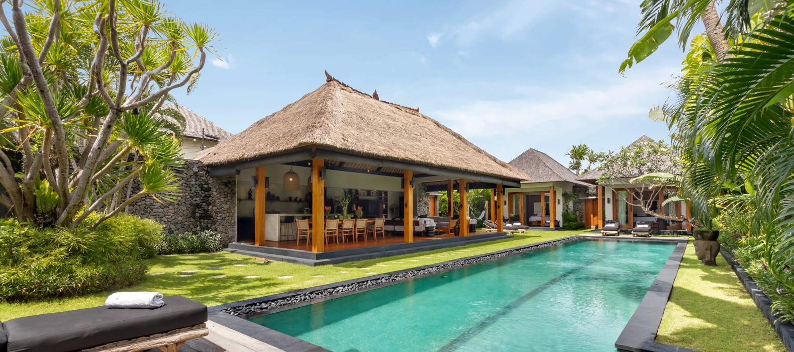 Exterior area of Villa Wolfe in Bali