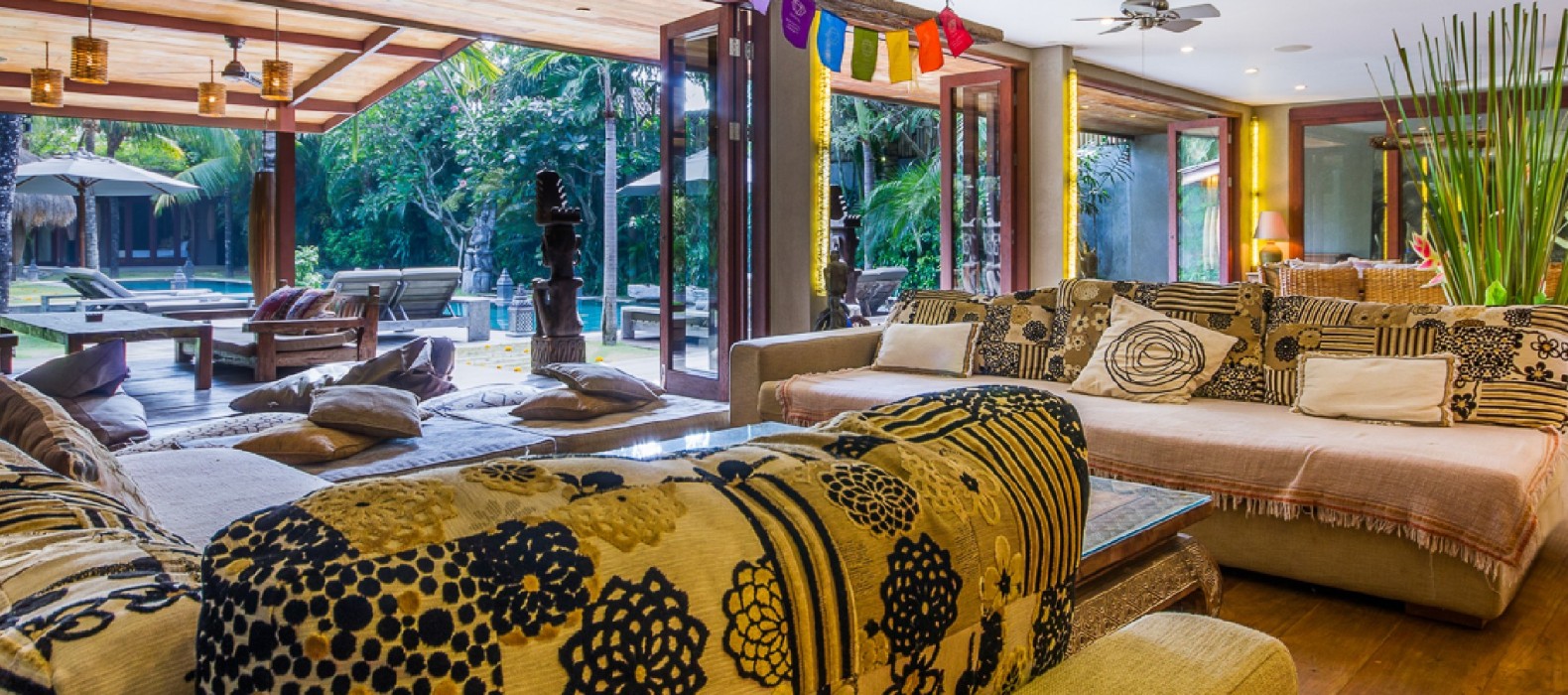 Living room of Villa Yoga in Bali