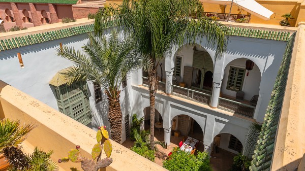 Rooftop view of Riad B'House in Marrakech