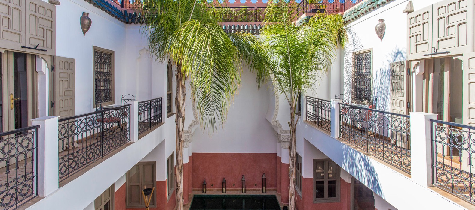 Exterior villa view of Riad Mima in Marrakech