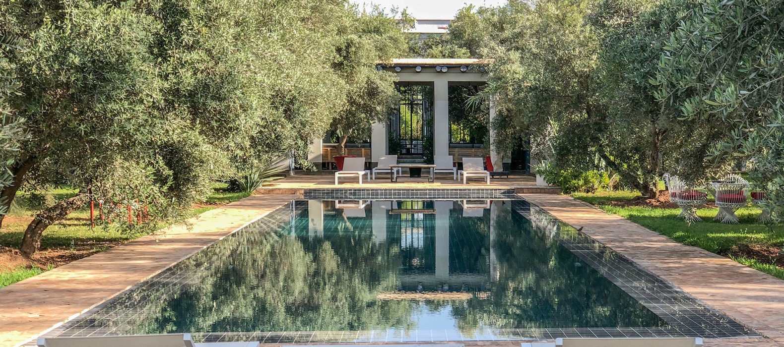 Pool view of Villa Blandine in Marrakech