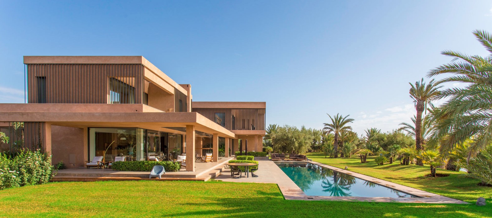 Garden view of Villa Golf Saharien in Marrakech