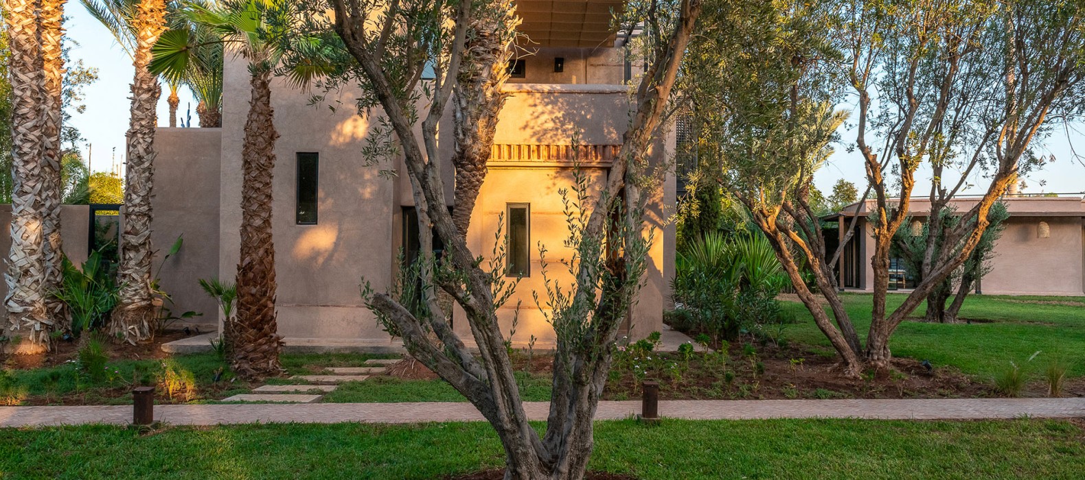 Garden view of  Villa Jardins d´Or in Marrakech