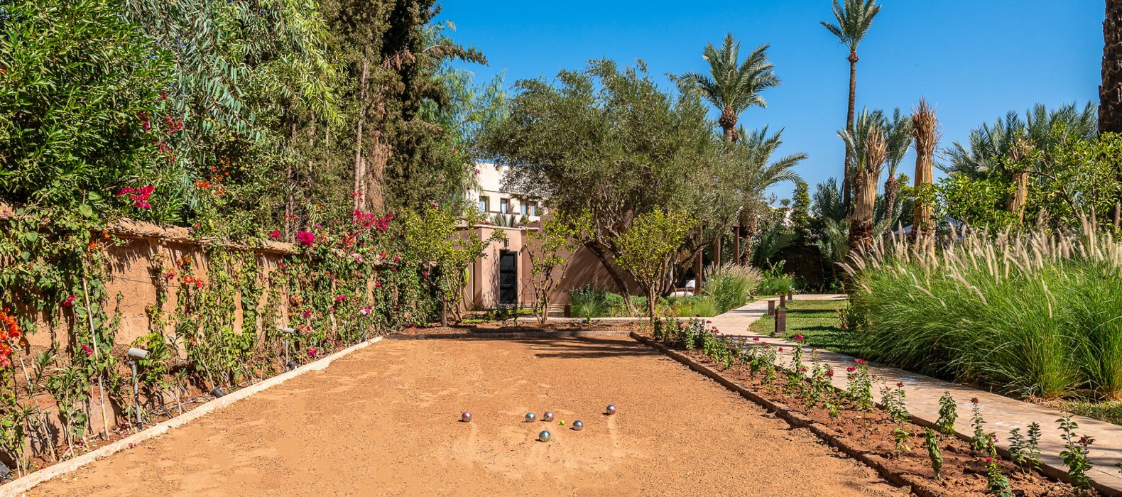 Sport field view of  Villa Jardins d´Or in Marrakech