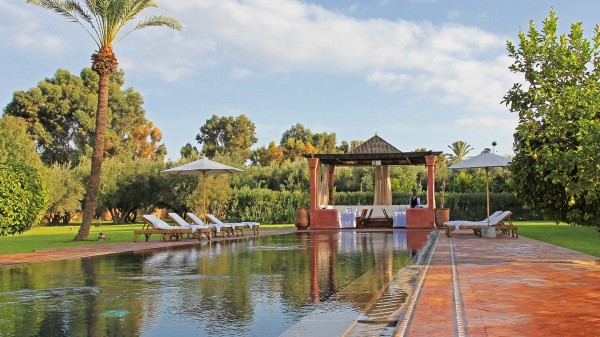 Pool view of Villa Noujoum in Marrakech