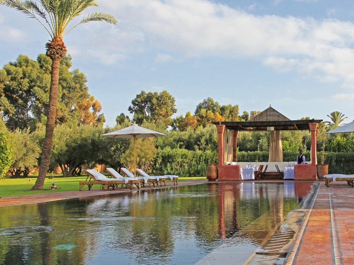 Pool view of Villa Noujoum in Marrakech