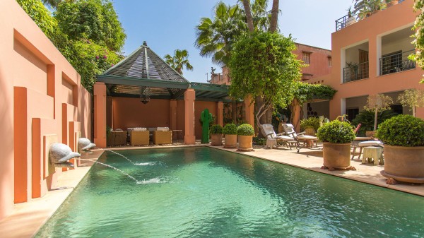 Pool view of Villa Nour in Marrakech