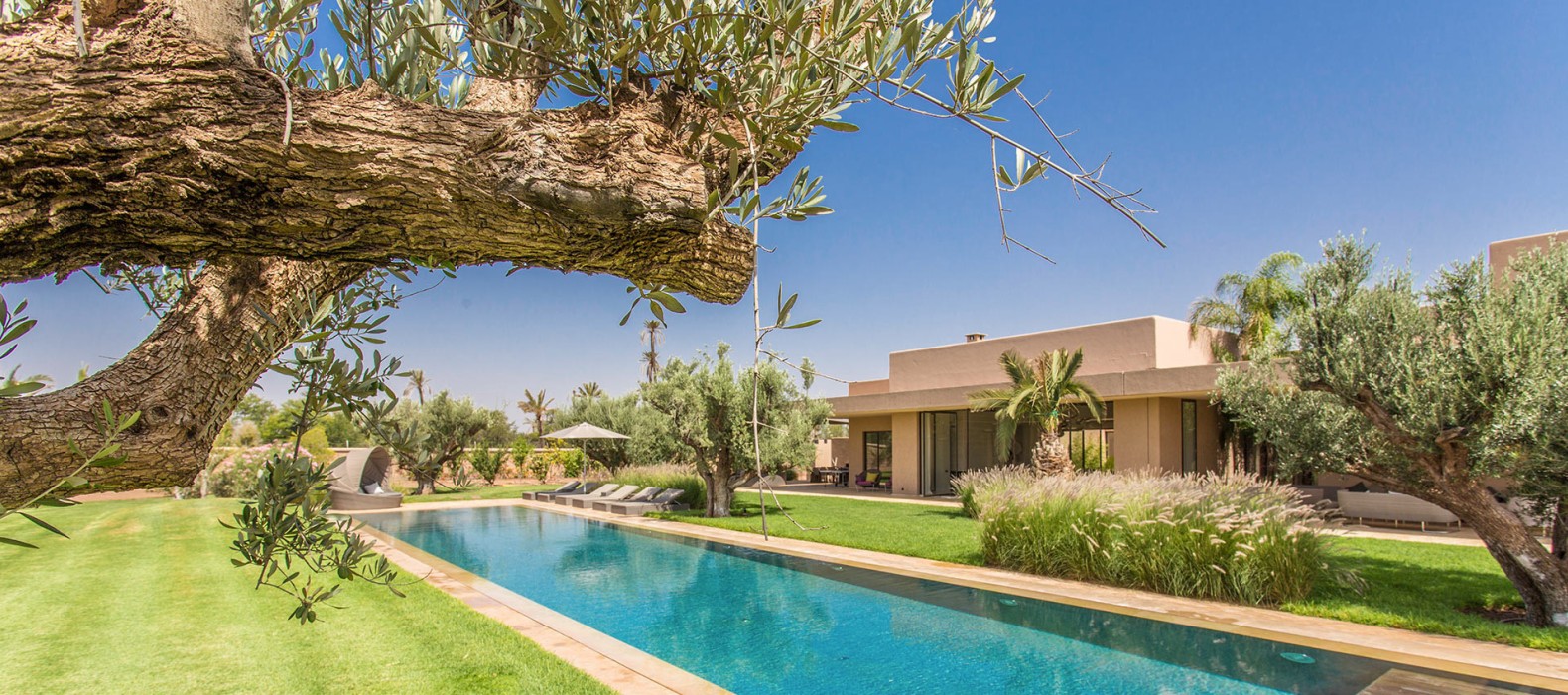Exterior area of Villa Oasis in Marrakech