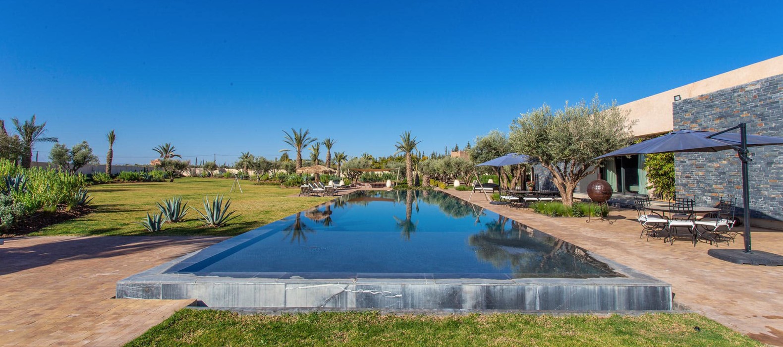 Pool view of Villa Yasmina in Marrakech