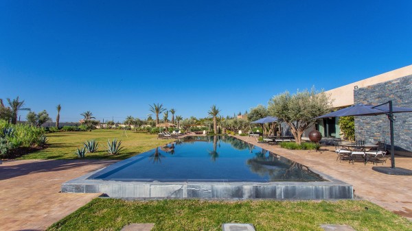 Pool view of Villa Yasmina in Marrakech