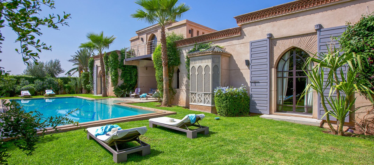 Garden view of Villa Youne in Marrakech