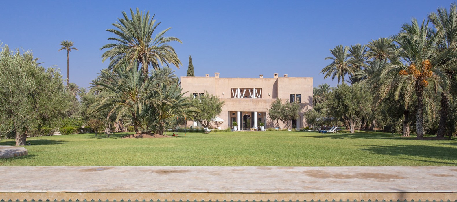 Exterior villa view of Villa Zaina in Marrakech