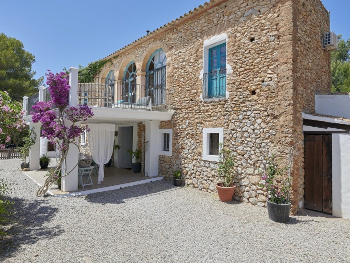 Exterior villa view of Finca Traditionale Ibiza