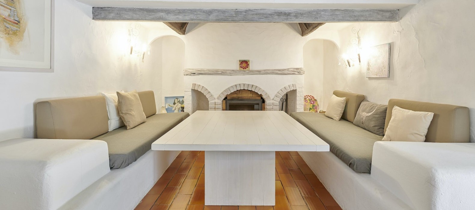 Dining room with oven of Finca Traditionale in Ibiza