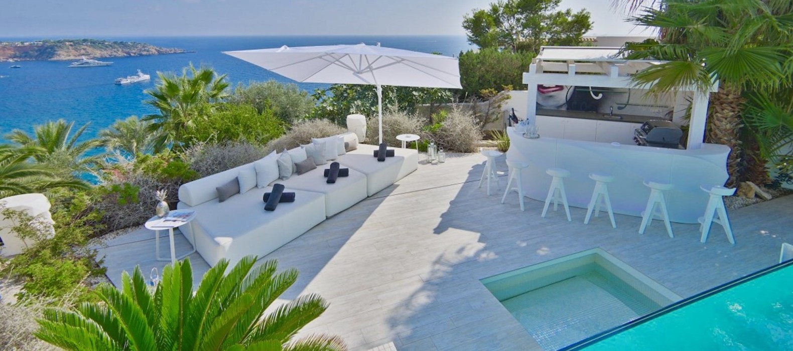 Exterior chill area of Villa Benahavis in Ibiza