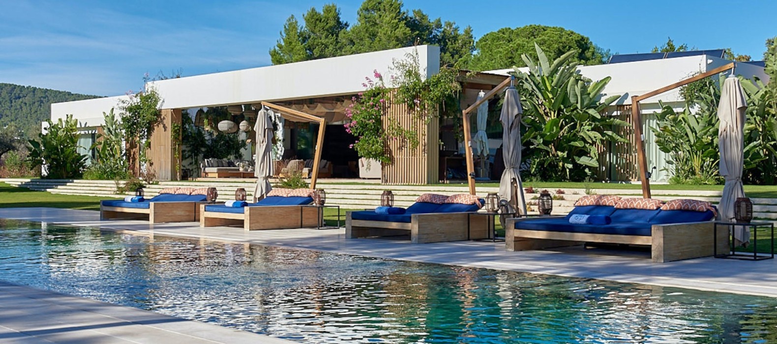 Exterior area of Villa Beverly Grove Ibiza