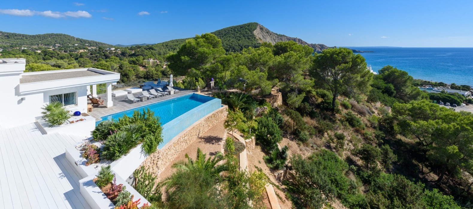 Exterior view of Villa Blue Dreams in Ibiza
