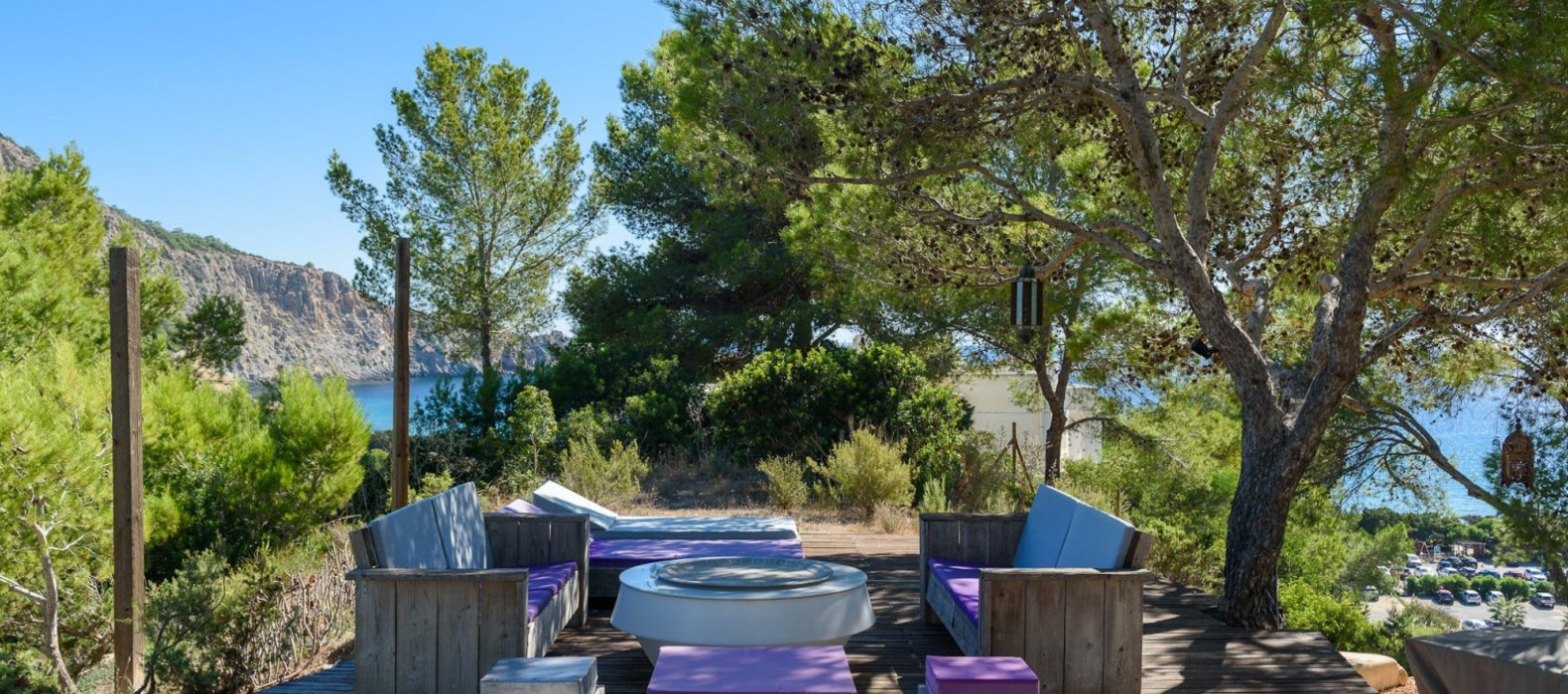 Exterior chill area of Villa Blue Dreams in Ibiza