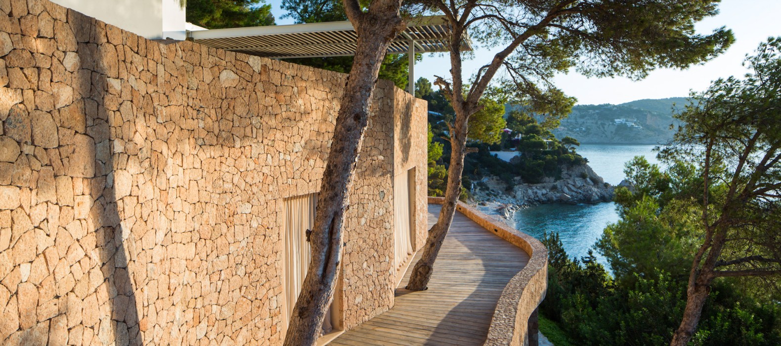 Beach access of Villa Cocoa Paradise in Ibiza