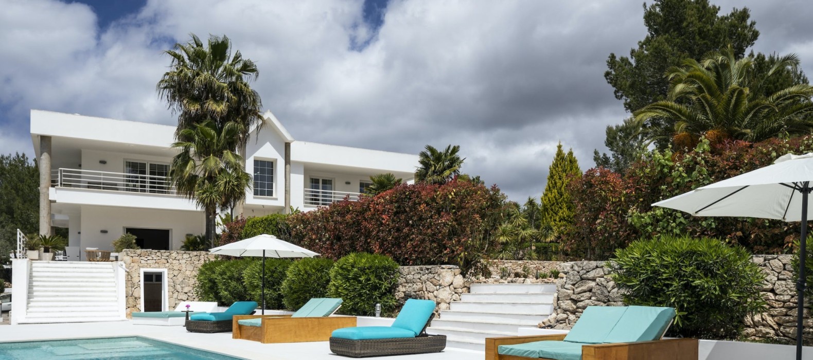 Exterior Villa view of Villa Evenfall in Ibiza