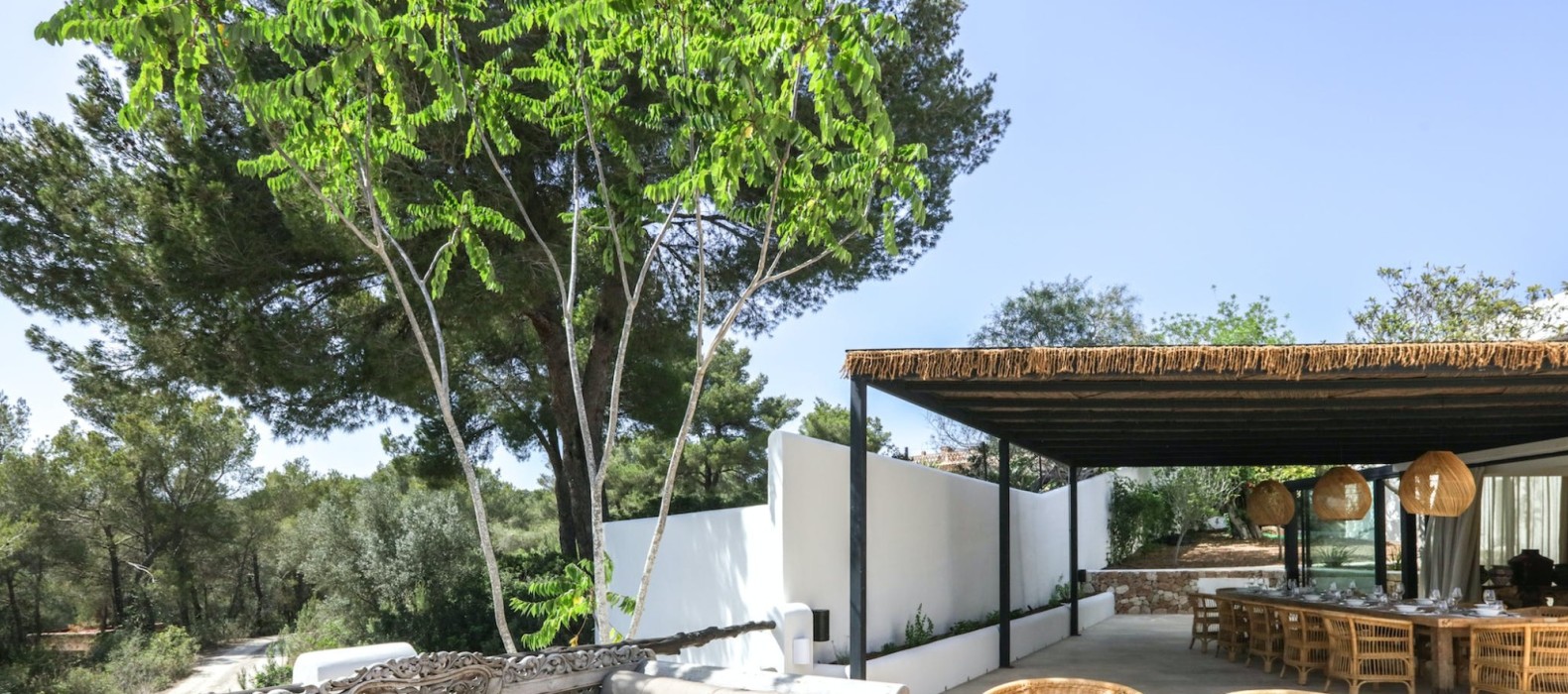 Exterior chill area of Villa Gens in Ibiza