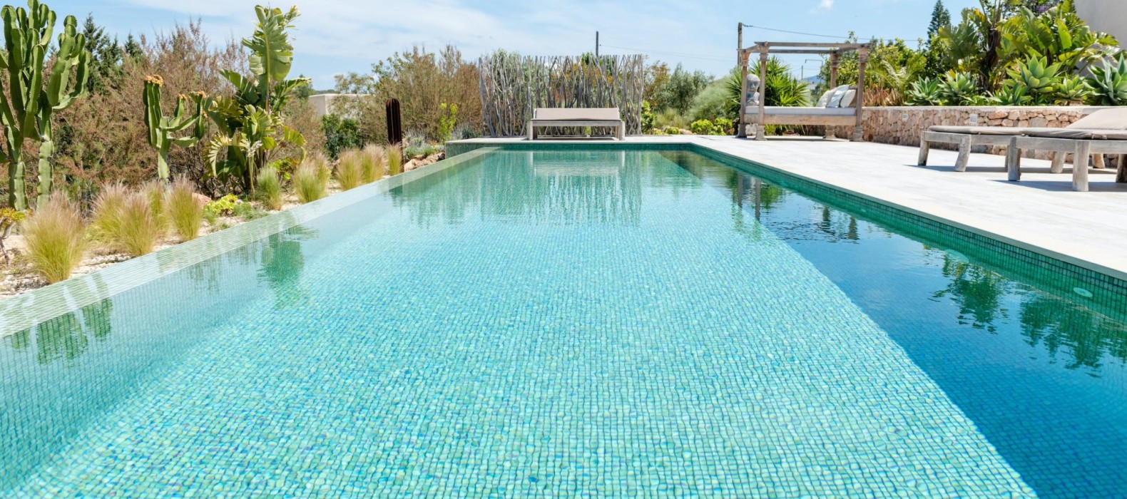 Exterior pool of Villa Infinity in Ibiza