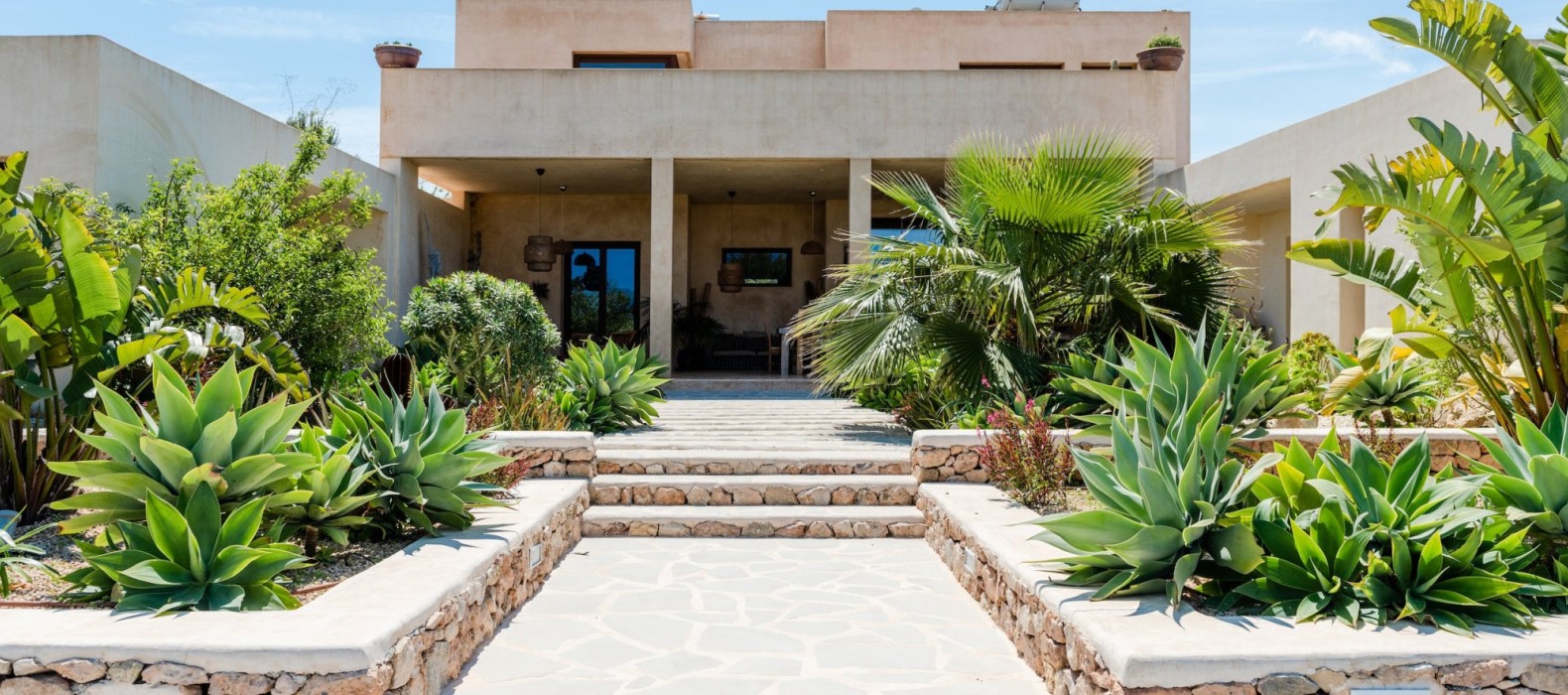 Exterior villa view of Villa Infinity in Ibiza