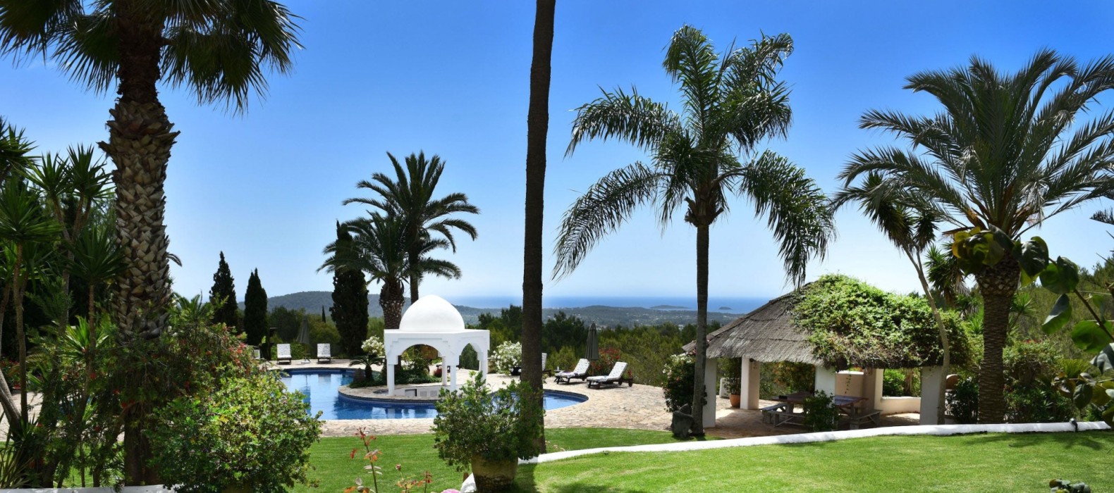 Garden view of Villa Parallel Life of Ibiza