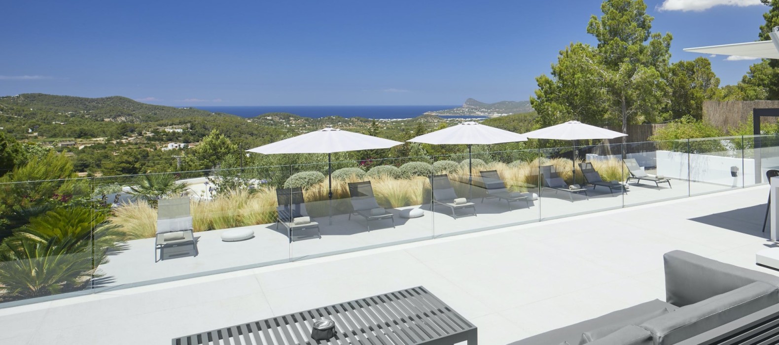 Exterior area of Villa San Remo in Ibiza