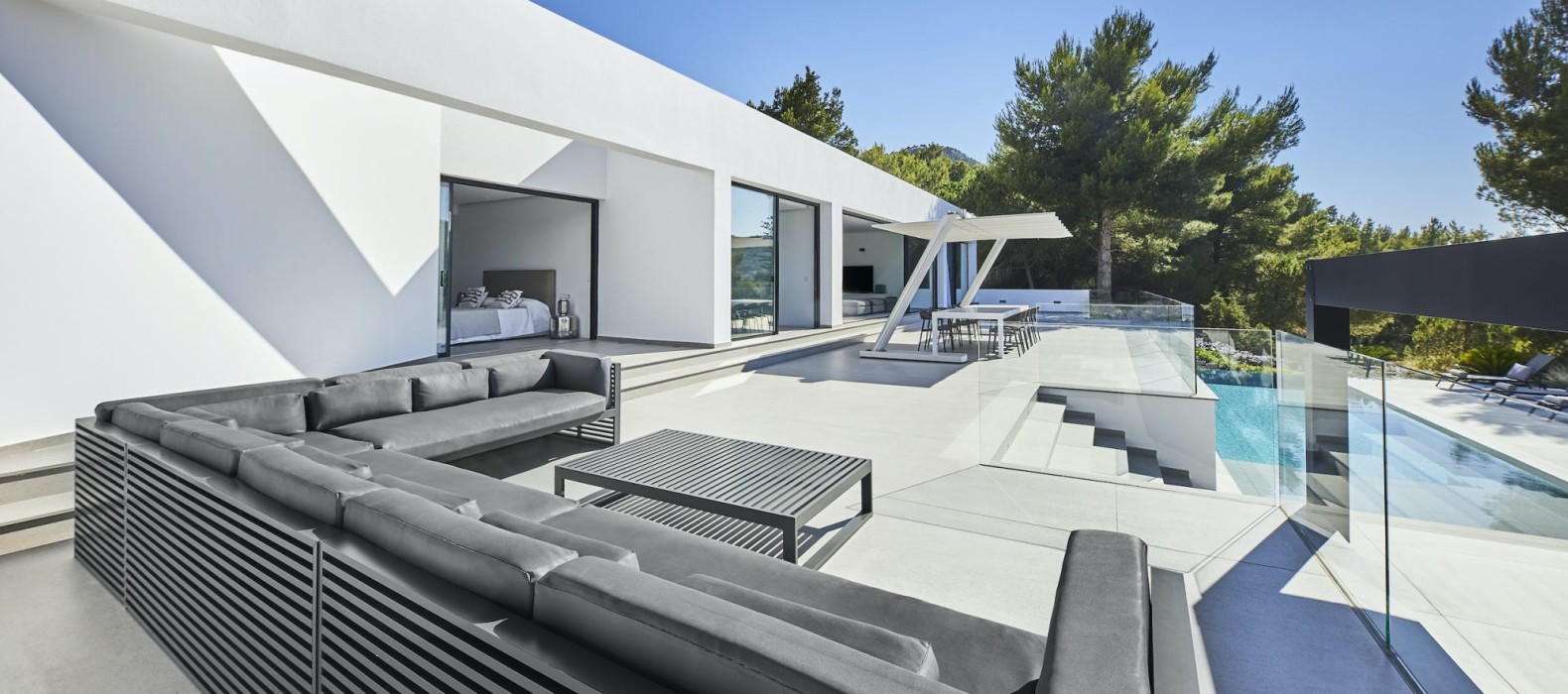 Exterior villa view of Villa San Remo in Ibiza