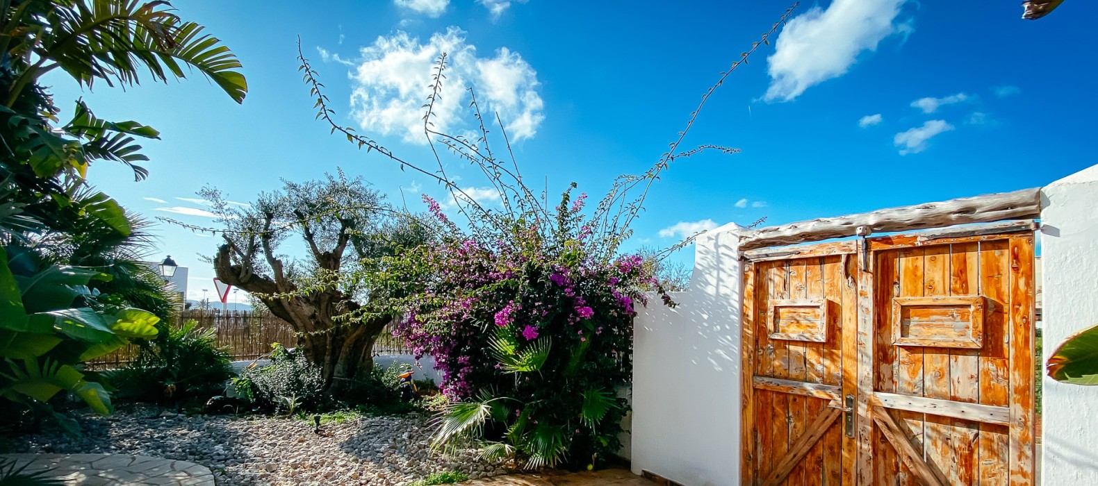 Entrance area of Villa Secret Paradise in Ibiza