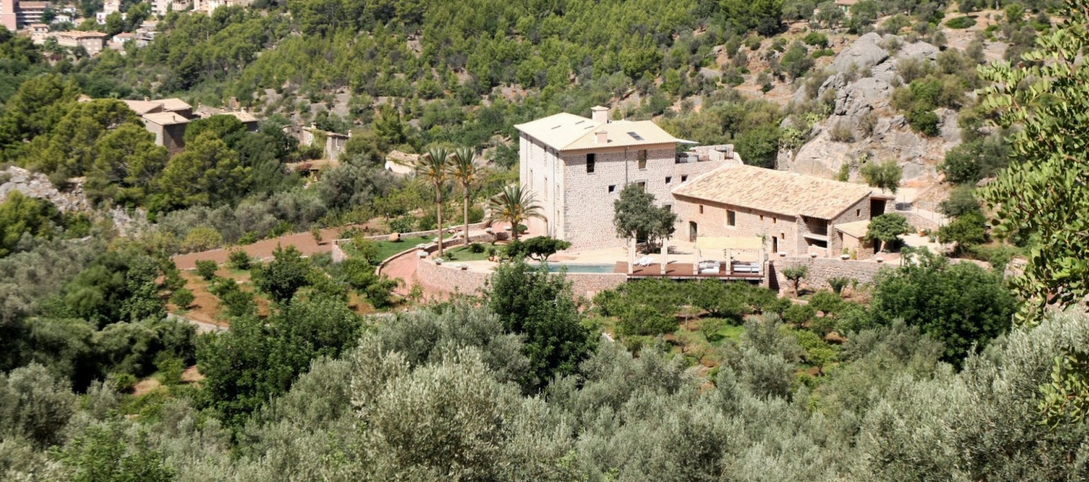 Nature around the villa of Casa de la Palma in Mallorca